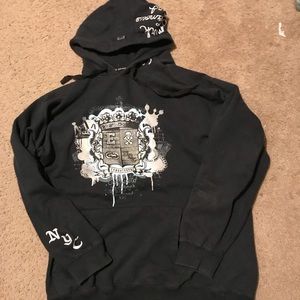 Size XL ecko Black hoodie. Vintage